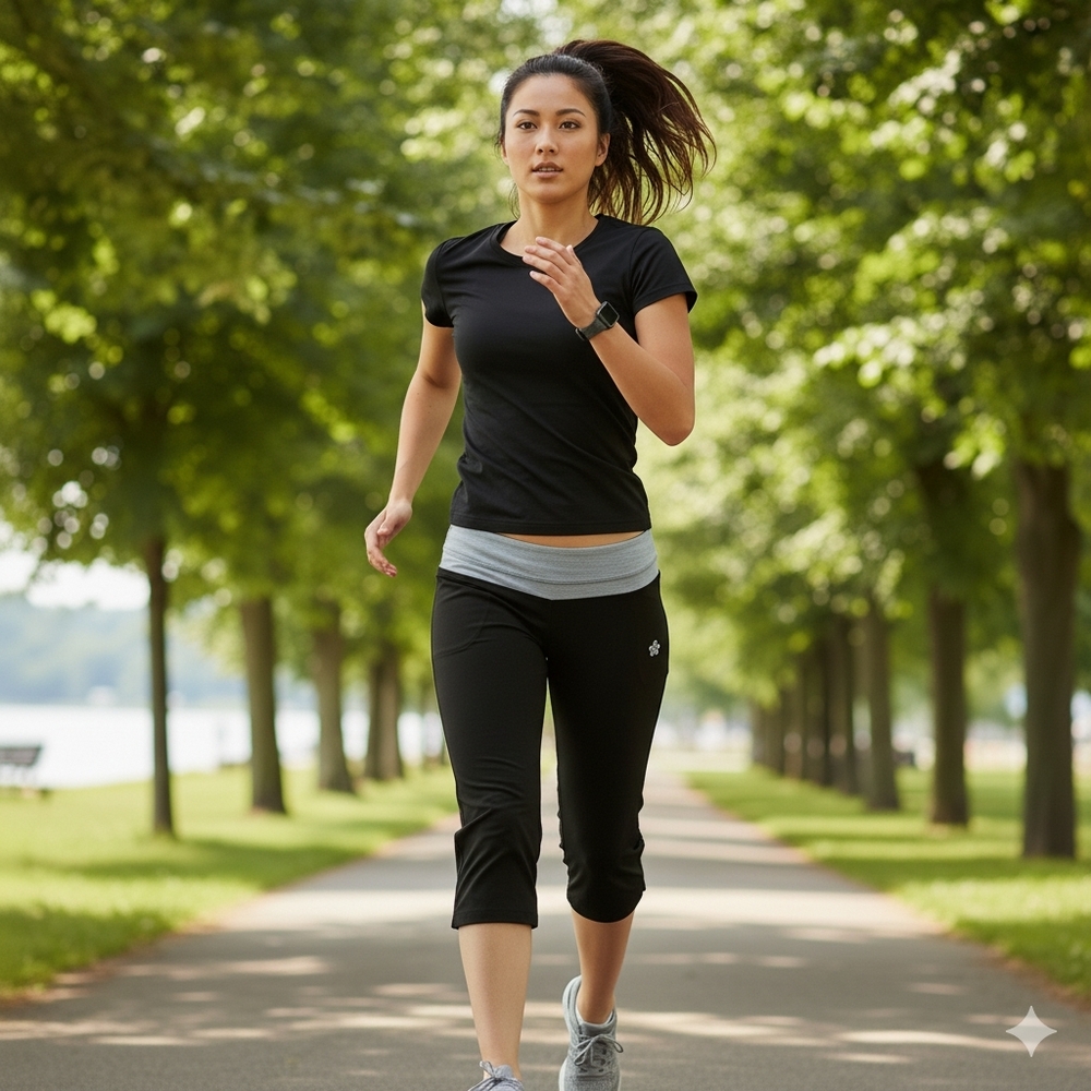 Tuff athletics Black yoga capris